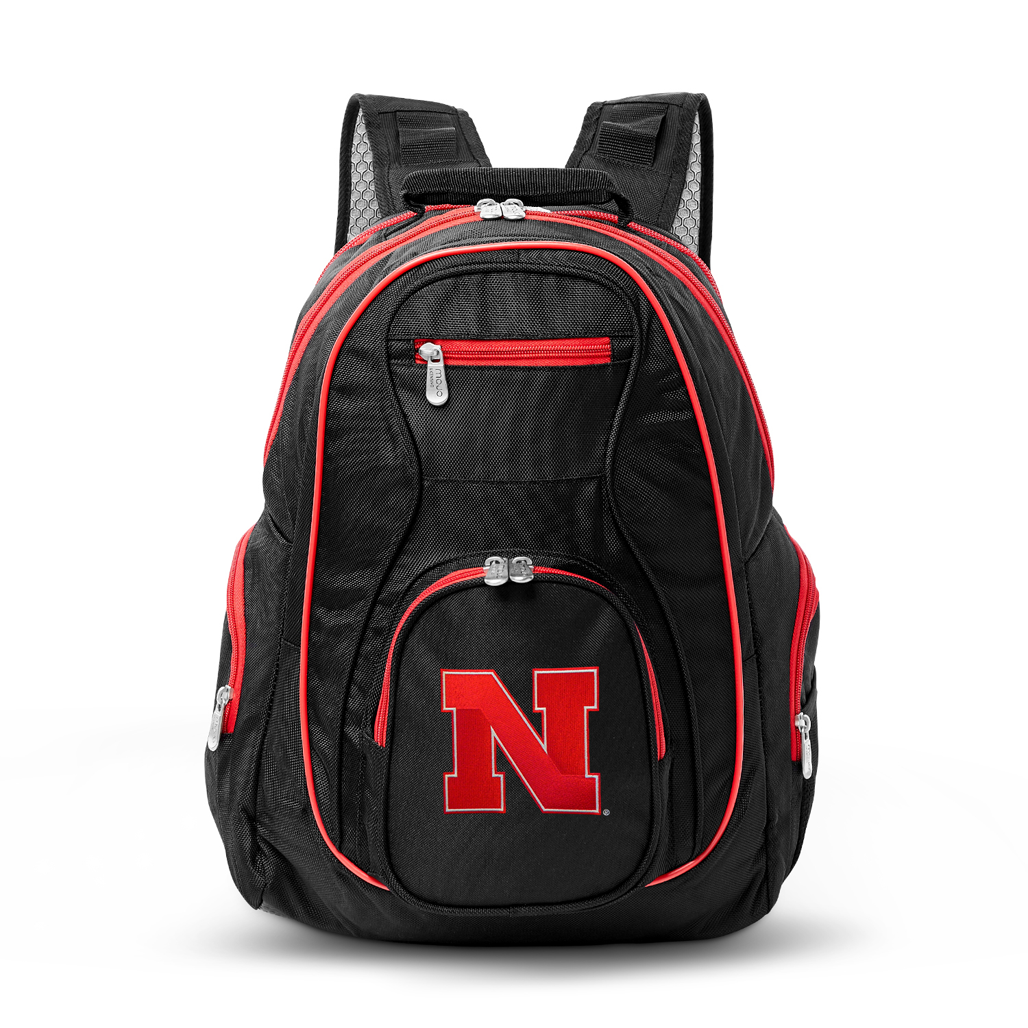 MOJO Black Nebraska Huskers Trim Color Laptop Backpack