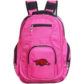 Pink Arkansas Razorbacks Backpack Laptop