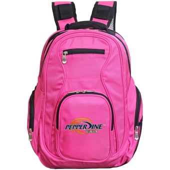 MOJO Pink Pepperdine Waves Backpack Laptop