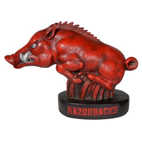 Arkansas Razorbacks 16'' Tusk Stone Mascot Collegiate Legacy Statue