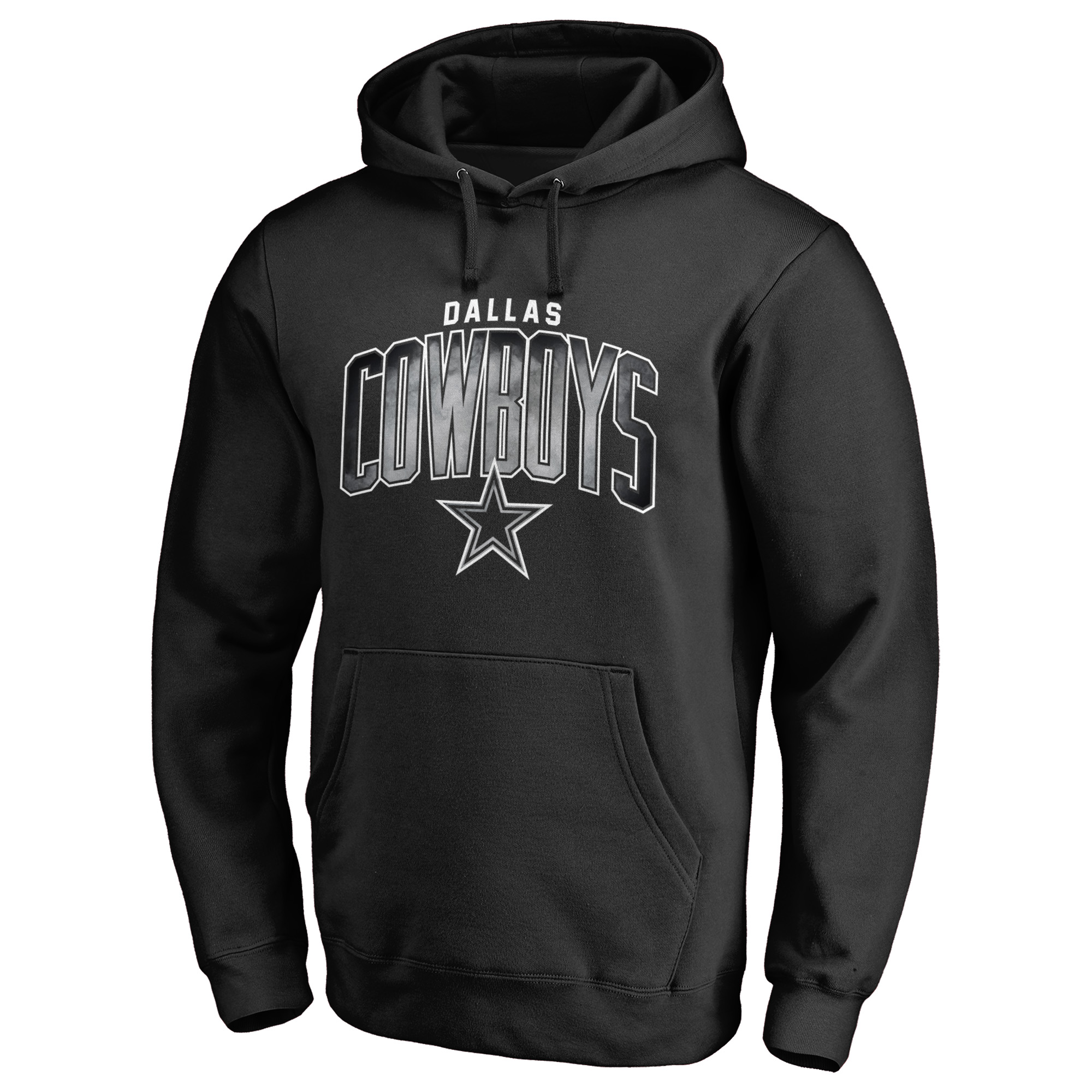 Men’s Black Dallas Cowboys Arch Smoke Pullover Hoodie Men’s Black Dallas Cowboys Arch Smoke Pullover Hoodie