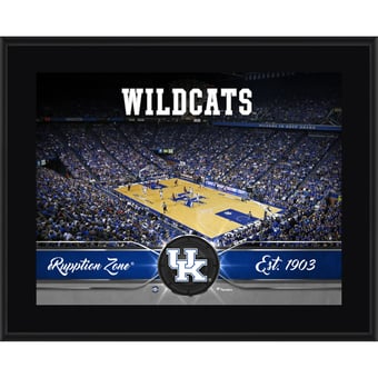 Kentucky Wildcats 10.5'' x 13'' Sublimated Basketball Plaque