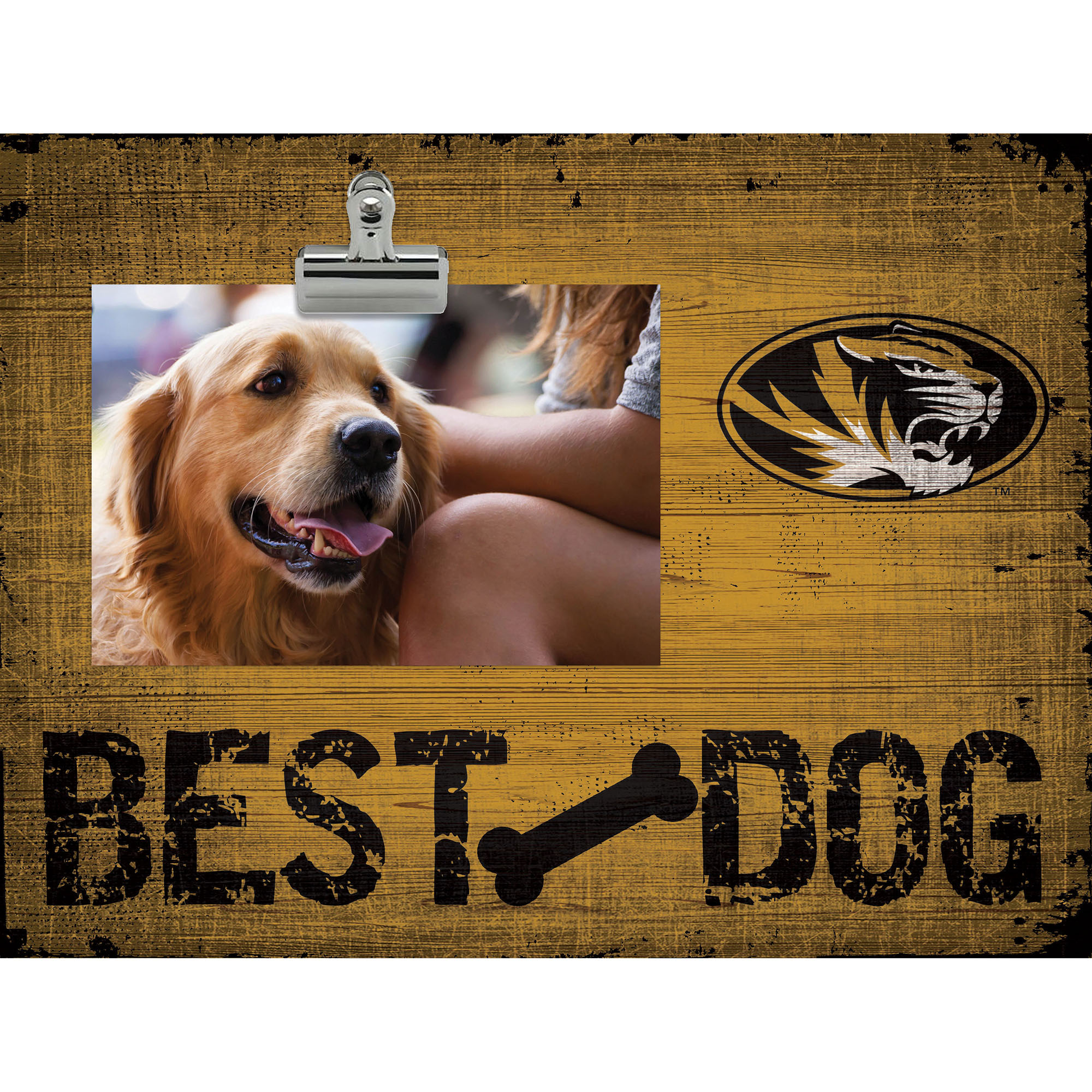 Missouri Tigers 10.5" x 8" Best Dog Clip Photo Frame