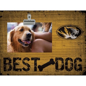 Missouri Tigers 10.5" x 8" Best Dog Clip Photo Frame