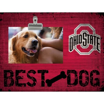 Ohio State Buckeyes 10.5" x 8" Best Dog Clip Photo Frame