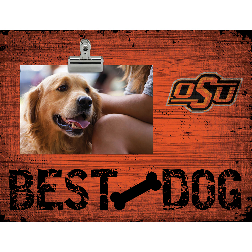 Oklahoma State Cowboys 10.5" x 8" Best Dog Clip Photo Frame
