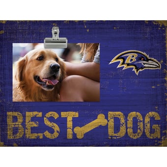 Baltimore Ravens 10.5" x 8" Best Dog Clip Photo Frame