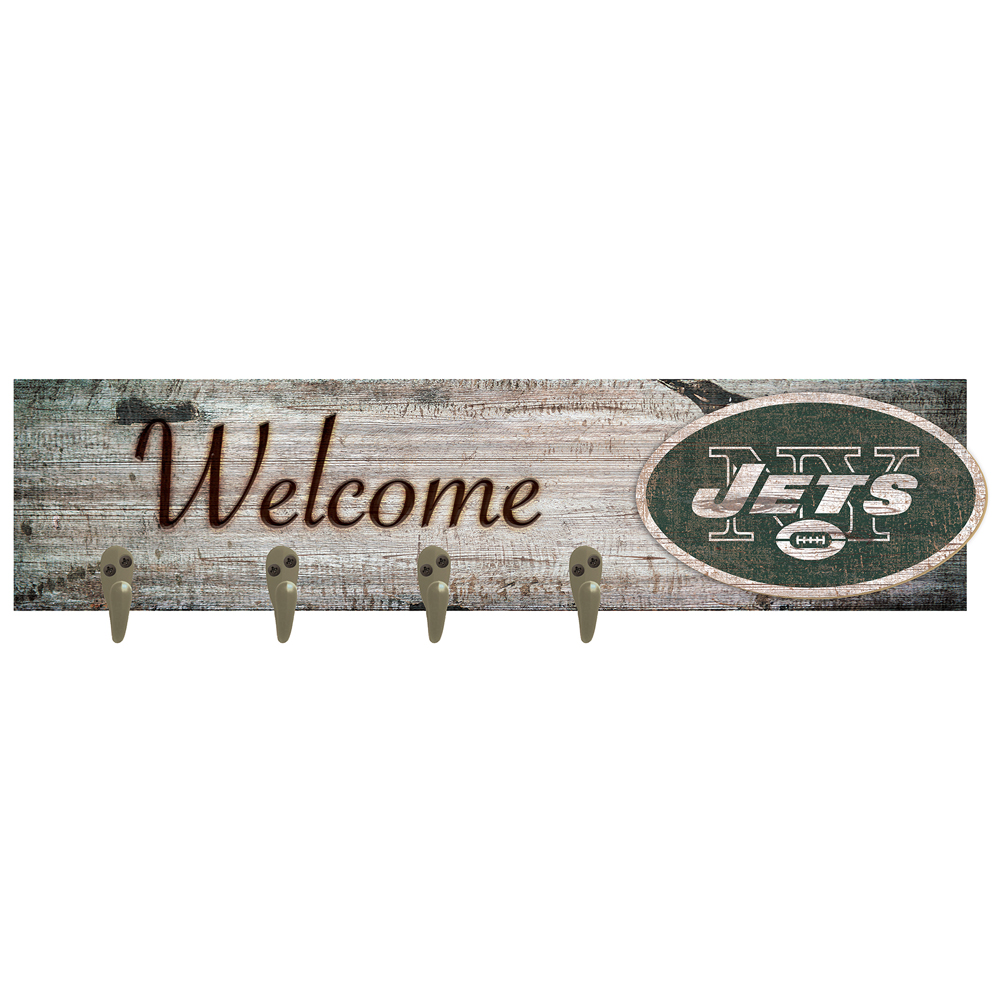 New York Jets 24" x 6" Mounted Coat Hanger