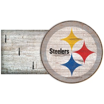 Pittsburgh Steelers 6" x 12" Mounted Key Holder