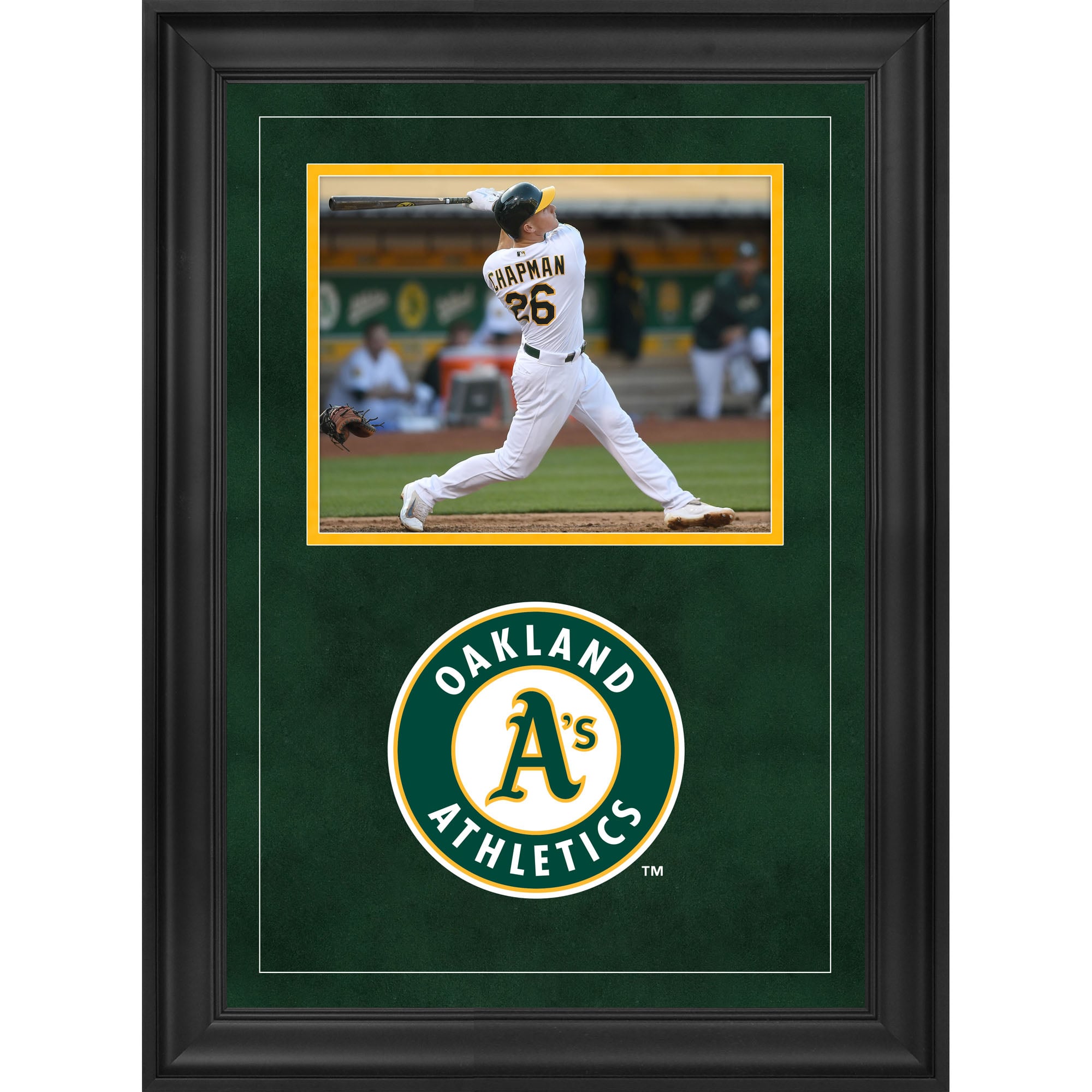 Athletics Deluxe Framed 8" x 10" Horizontal Photograph Frame with Team Logo
