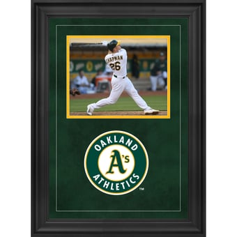Athletics Deluxe Framed 8" x 10" Horizontal Photograph Frame with Team Logo