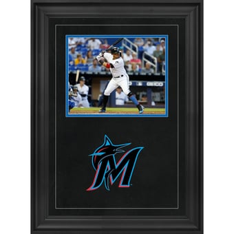 Miami Marlins Deluxe Framed 8" x 10" Horizontal Photograph Frame with Team Logo