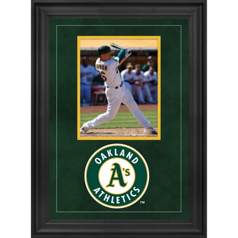 Athletics Deluxe Framed 8" x 10" Vertical Photograph Frame with Team Logo