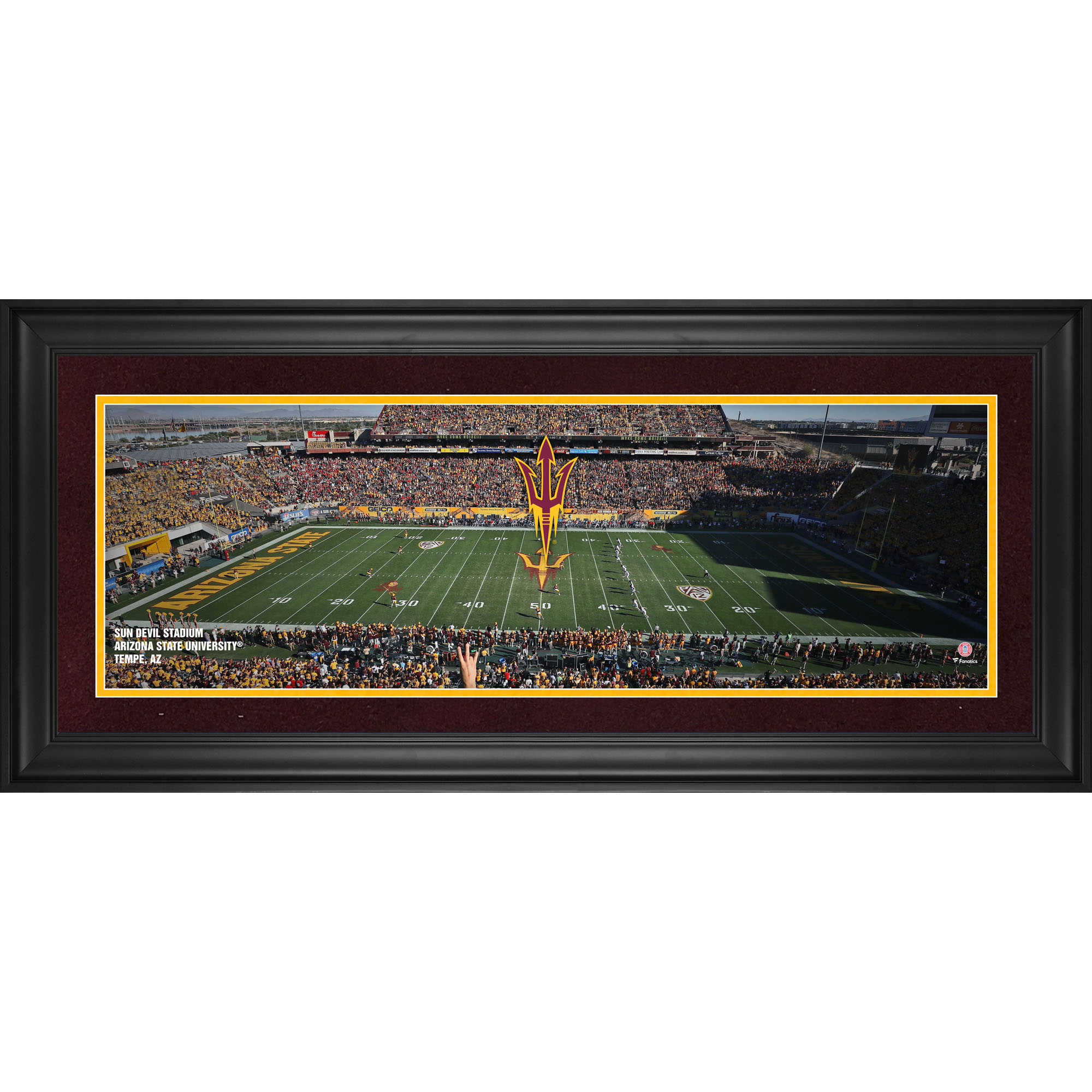 Arizona State Sun Devils Framed 10" x 30" Sun Devil Stadium Panoramic Photograph