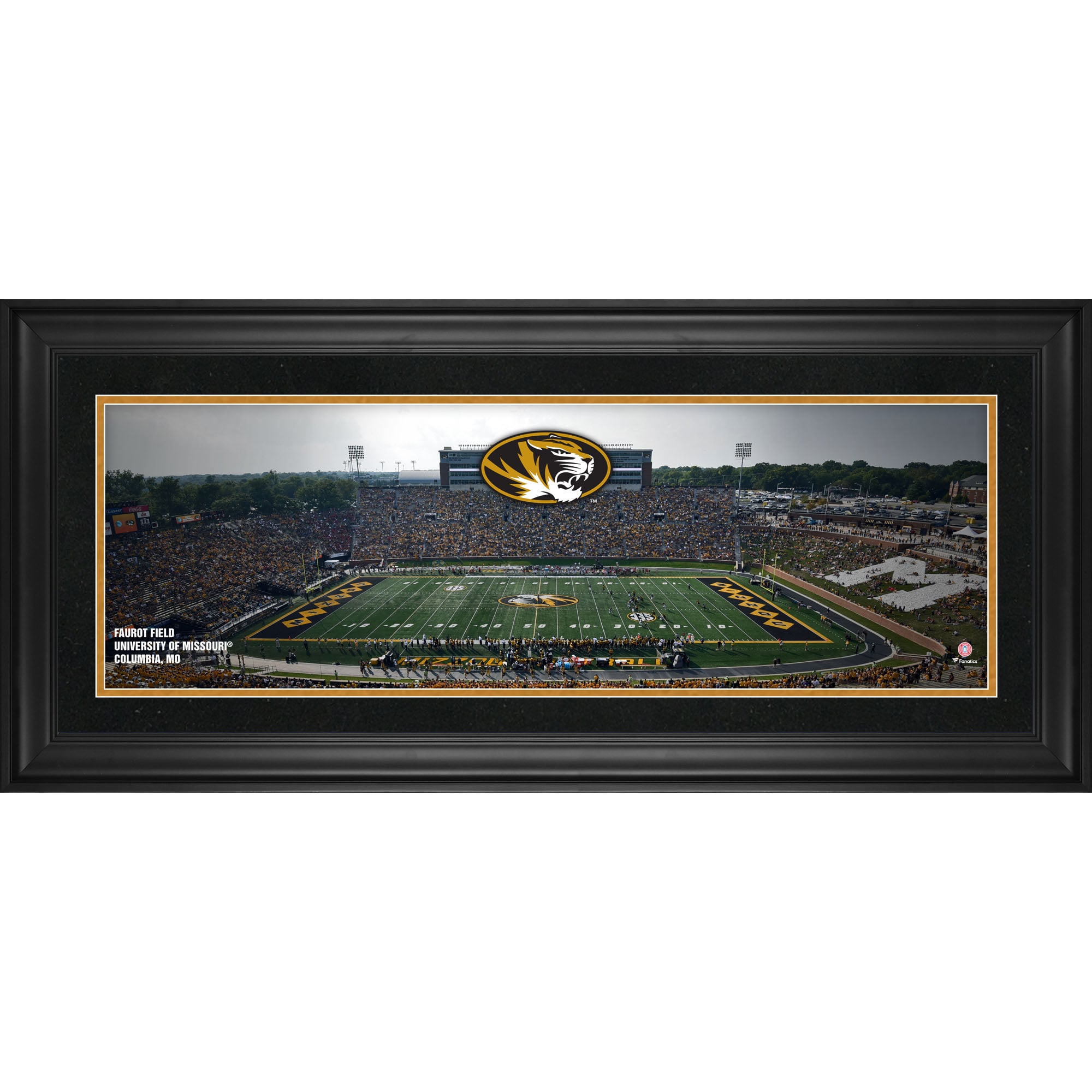 Missouri Tigers Framed 10" x 30" Faurot Field Panoramic Photograph