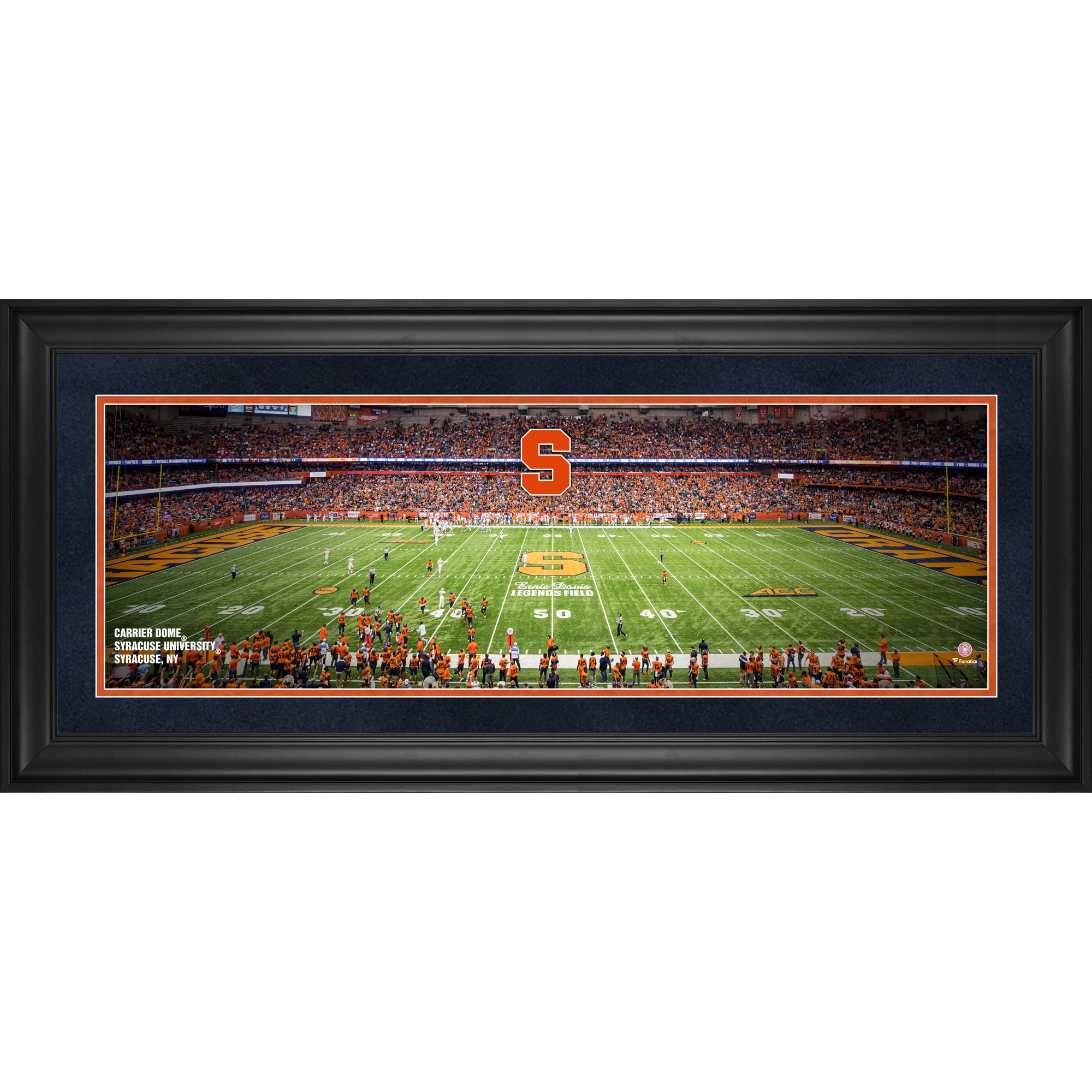 Syracuse Orange Framed 10" x 30" Carrier Dome Panoramic Photograph