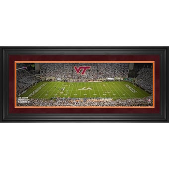 Virginia Tech Hokies Framed 10" x 30" Lane Stadium Panoramic Photograph