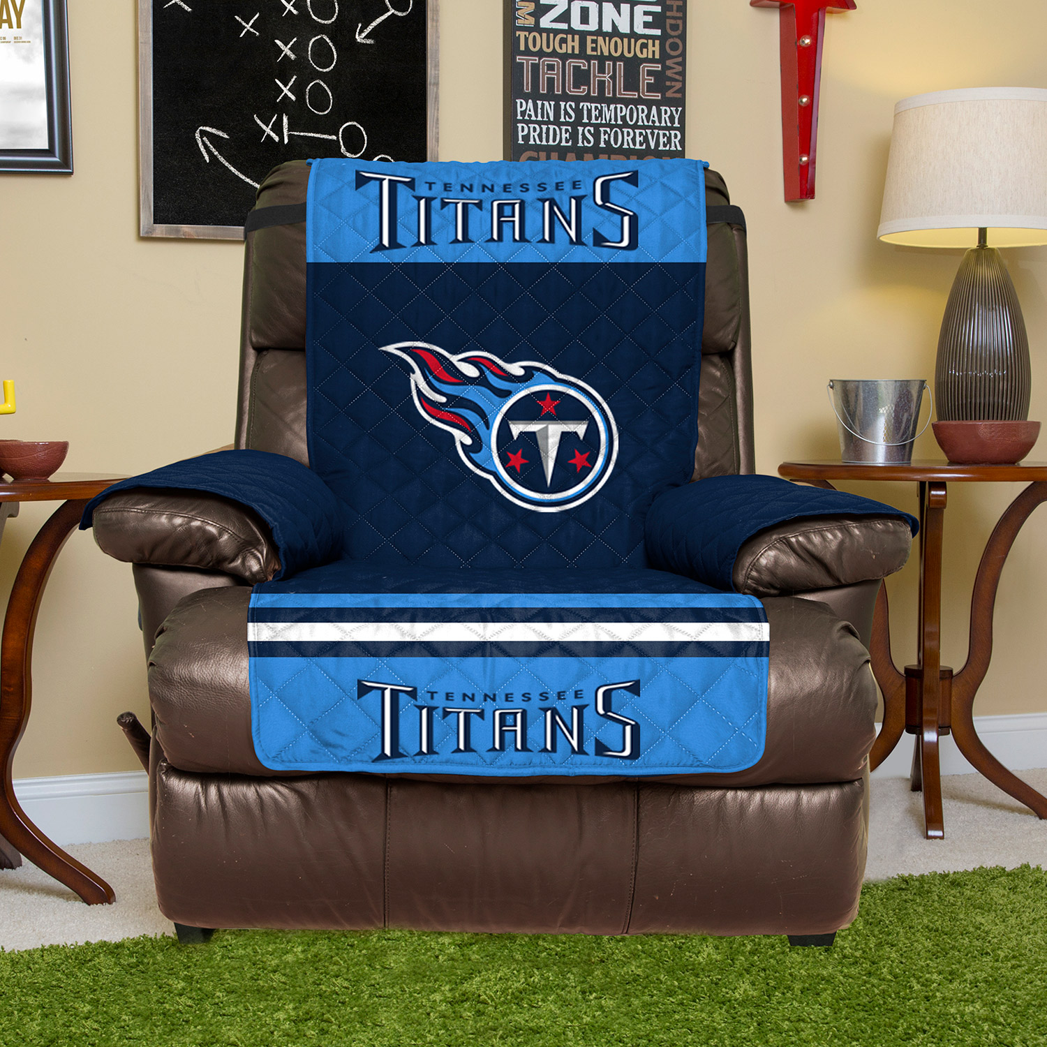 Blue Tennessee Titans Recliner Protector