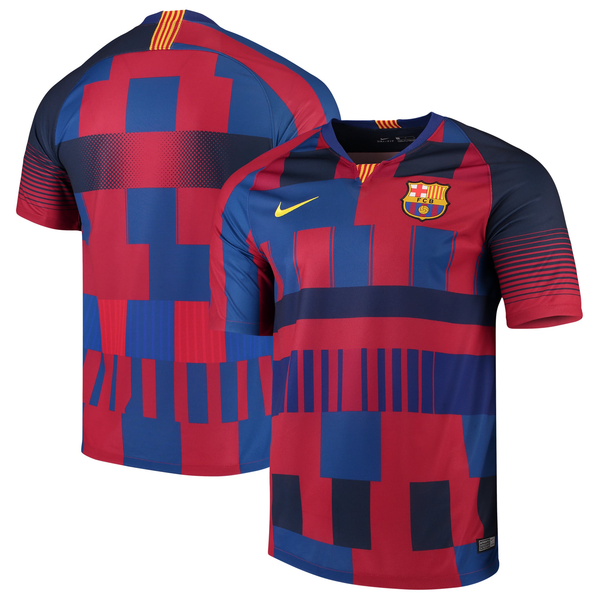 Men's Nike Royal Barcelona 2018/19 Stadium Disrupter Jersey