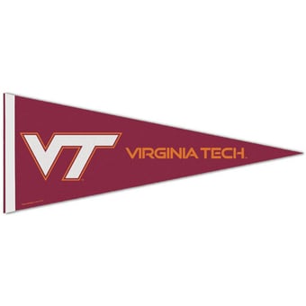WinCraft Virginia Tech Hokies 12" x 30" Base Premium Pennant