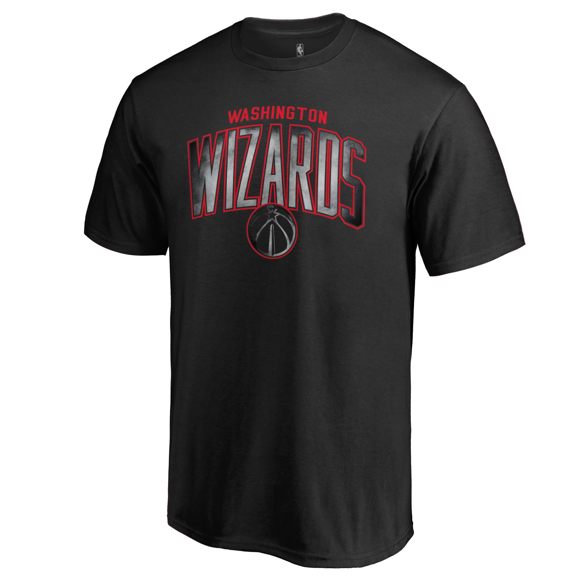 Men's Black Washington Wizards Arch Smoke T-Shirt