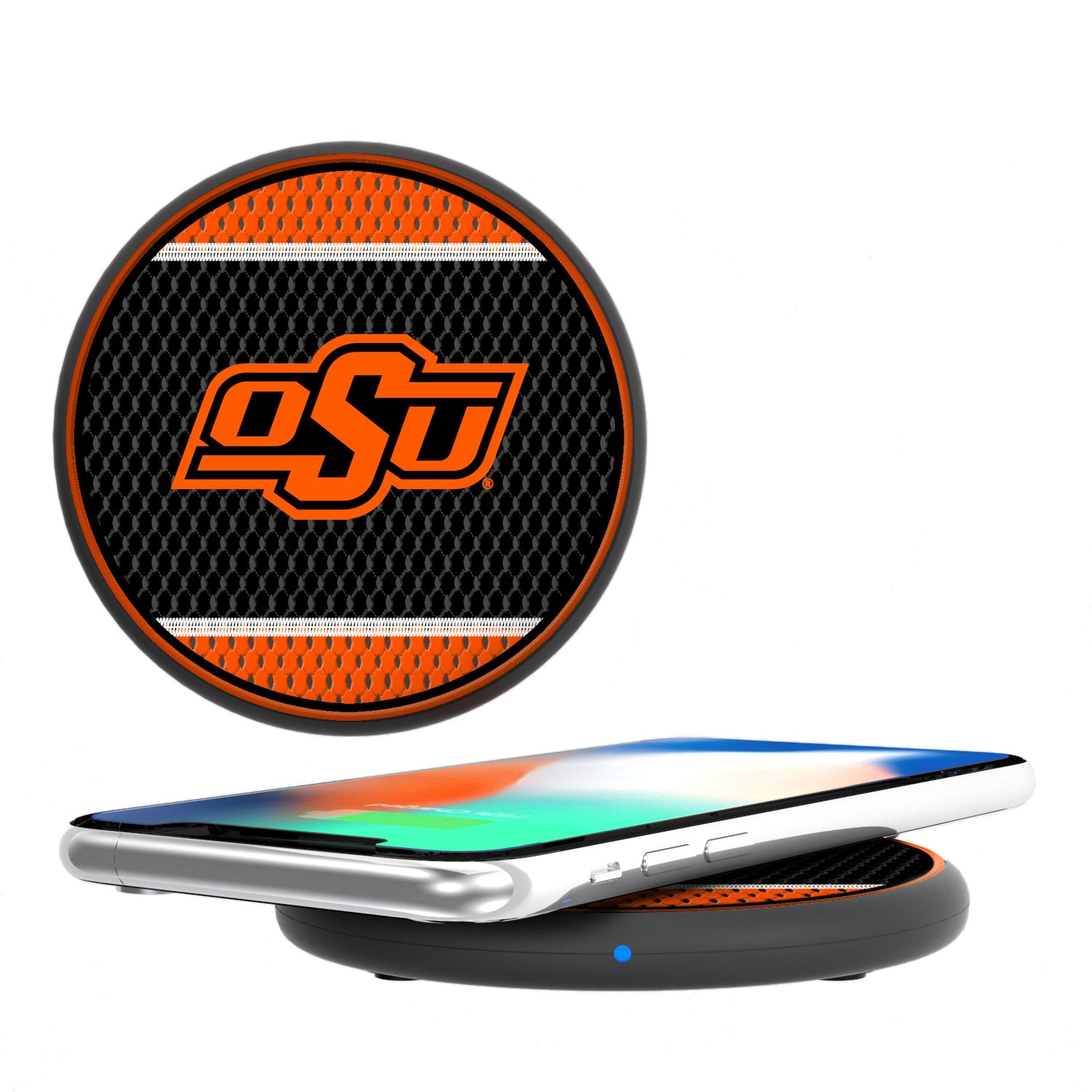Keyscaper  Oklahoma State Cowboys 15 Watt Wireless Induction Charger