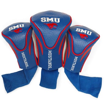 SMU Mustangs 3-Pack Contour Headcover Set