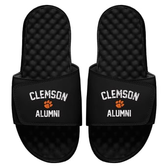 Men's ISlide Black Clemson Tigers College Alumni Slide Sandals
