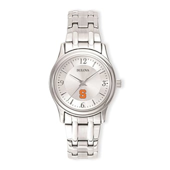 Women's Silver Syracuse Orange Stainless Steel Quartz Watch