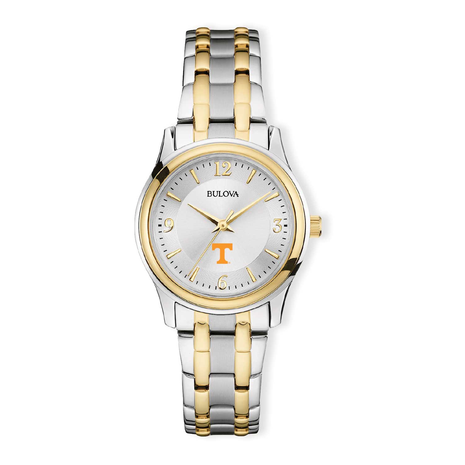 Women's Bulova Silver/Gold Tennessee Volunteers Classic Two-Tone Round Watch