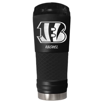 Black Cincinnati Bengals 24oz. Personalized Stealth Draft Beverage Cup