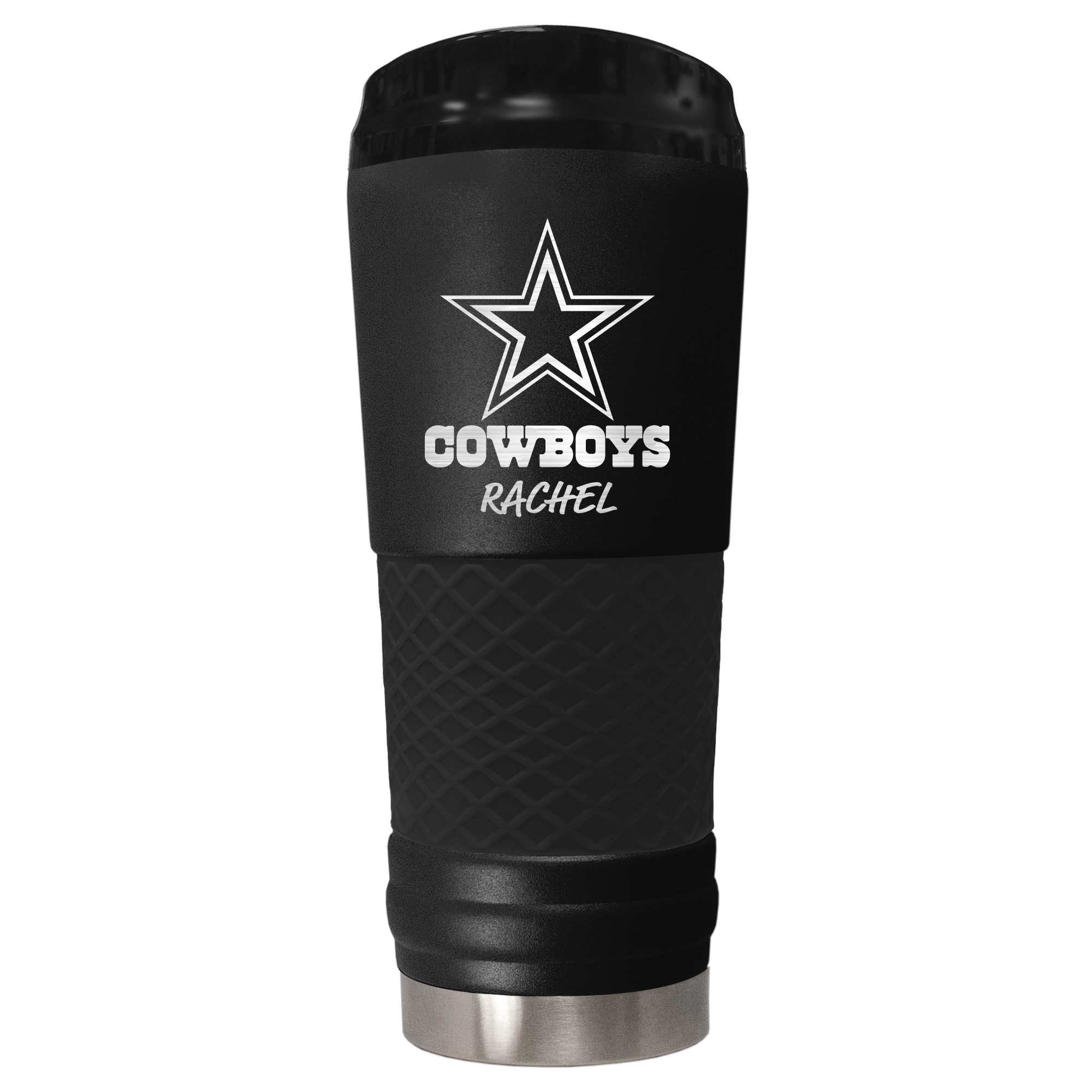 Black Dallas Cowboys 24oz. Personalized Stealth Draft Beverage Cup