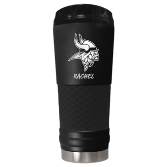 Black Minnesota Vikings 24oz. Personalized Stealth Draft Beverage Cup