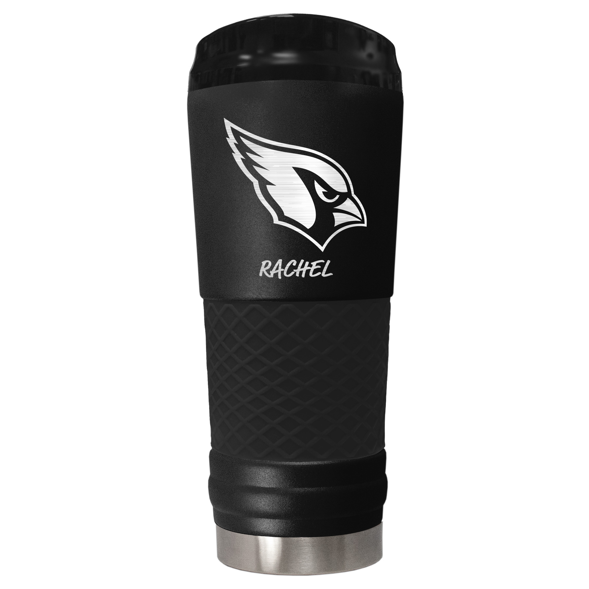 Black Arizona Cardinals 24oz. Personalized Stealth Draft Beverage Cup