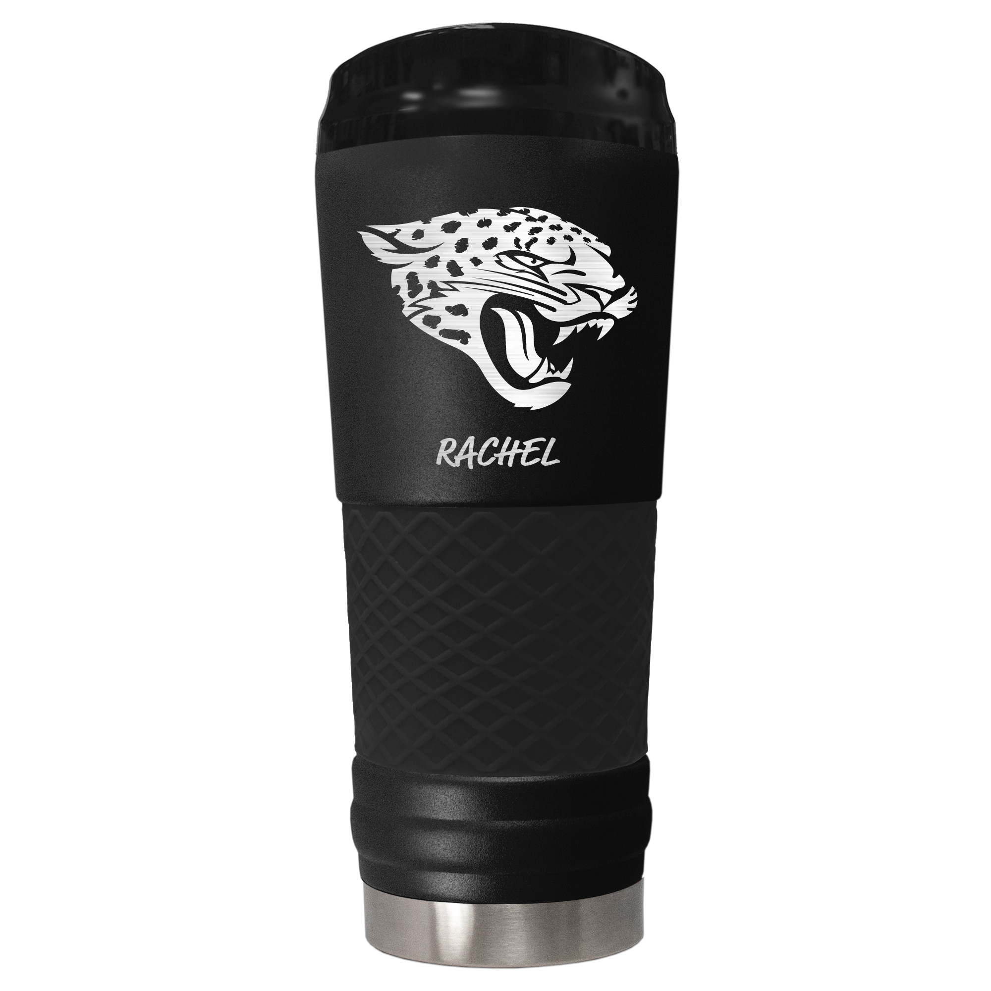Black Jacksonville Jaguars 24oz. Personalized Stealth Draft Beverage Cup