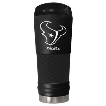 Black Houston Texans 24oz. Personalized Stealth Draft Beverage Cup
