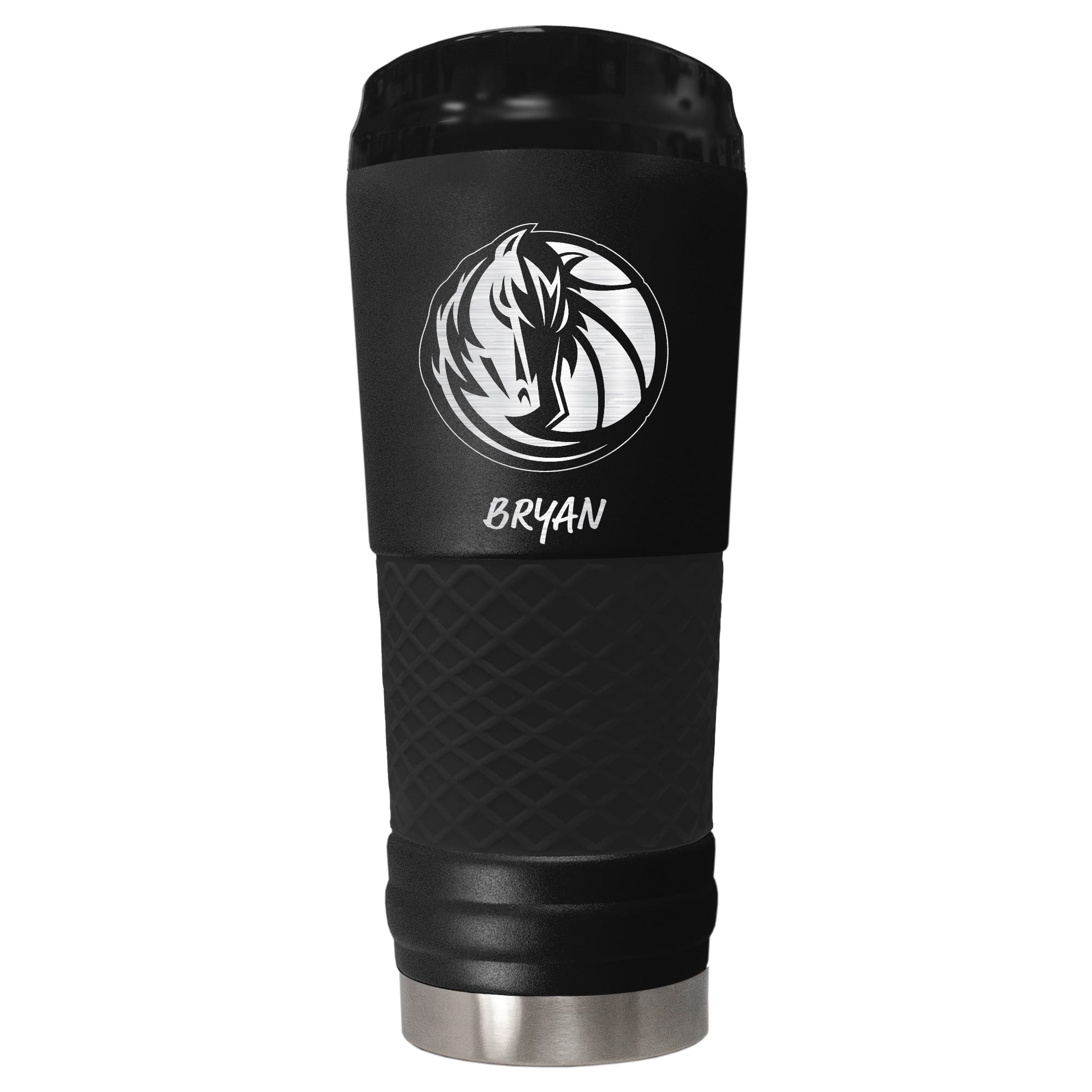 Black Dallas Mavericks 24oz. Personalized Stealth Draft Beverage Cup