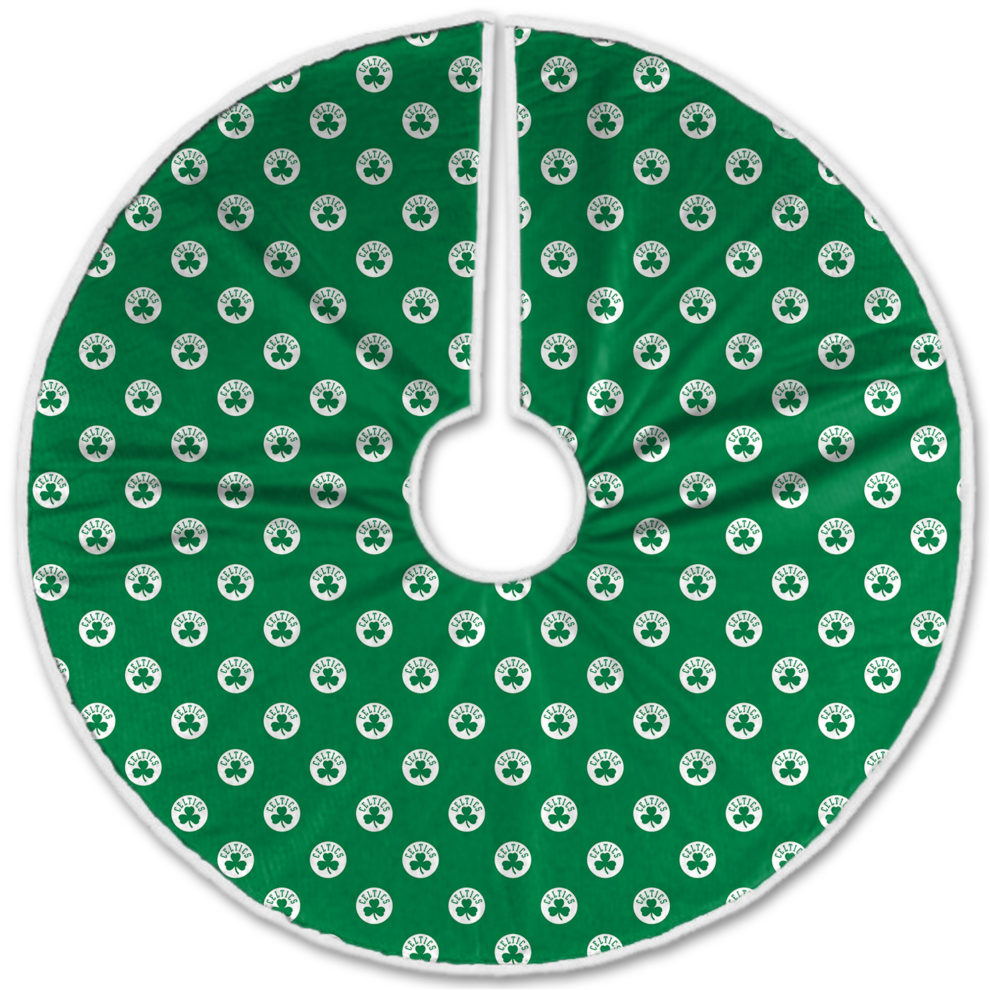 Boston Celtics Microplush Christmas Tree Skirt