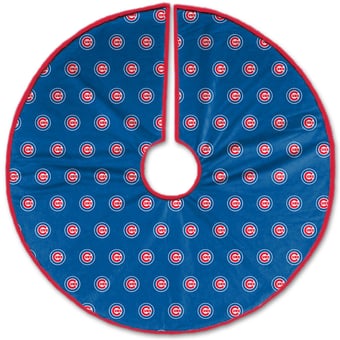 Chicago Cubs Microplush Christmas Tree Skirt