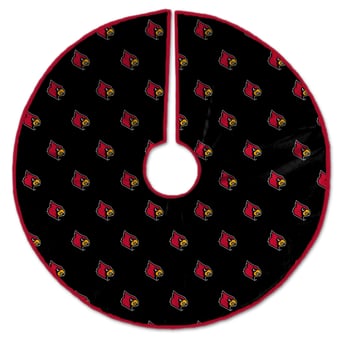 Louisville Cardinals Microplush Christmas Tree Skirt