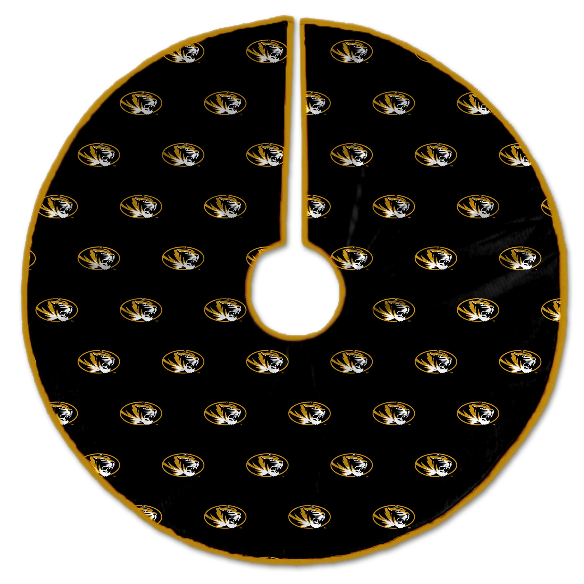 Missouri Tigers Microplush Christmas Tree Skirt