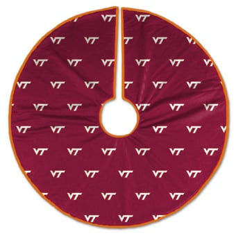 Virginia Tech Hokies Microplush Christmas Tree Skirt