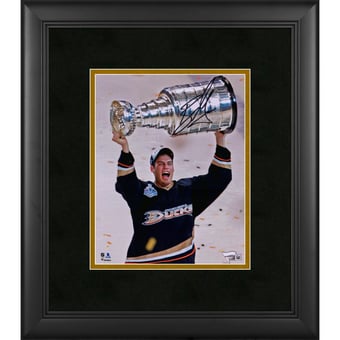 Ryan Getzlaf Anaheim Ducks Framed Autographed 8" x 10" Raising Cup Photograph