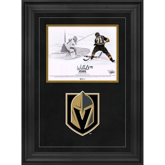 William Karlsson Vegas Golden Knights Deluxe Framed Autographed 8" x 10" Goal Between Legs Spotlight Photograph