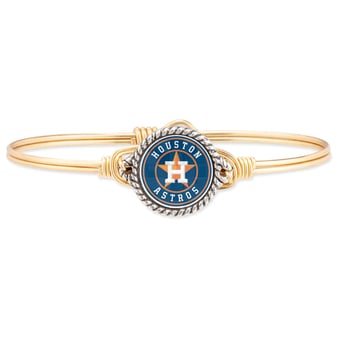 Women's Luca + Danni Gold Houston Astros Bangle Bracelet