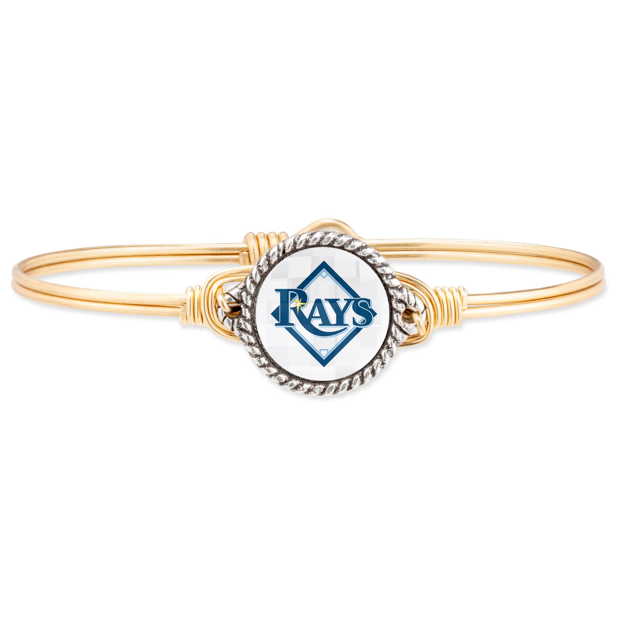 Women's Luca + Danni Gold Tampa Bay Rays Bangle Bracelet