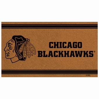 Chicago Blackhawks 16" x 28" Logo Turf Mat