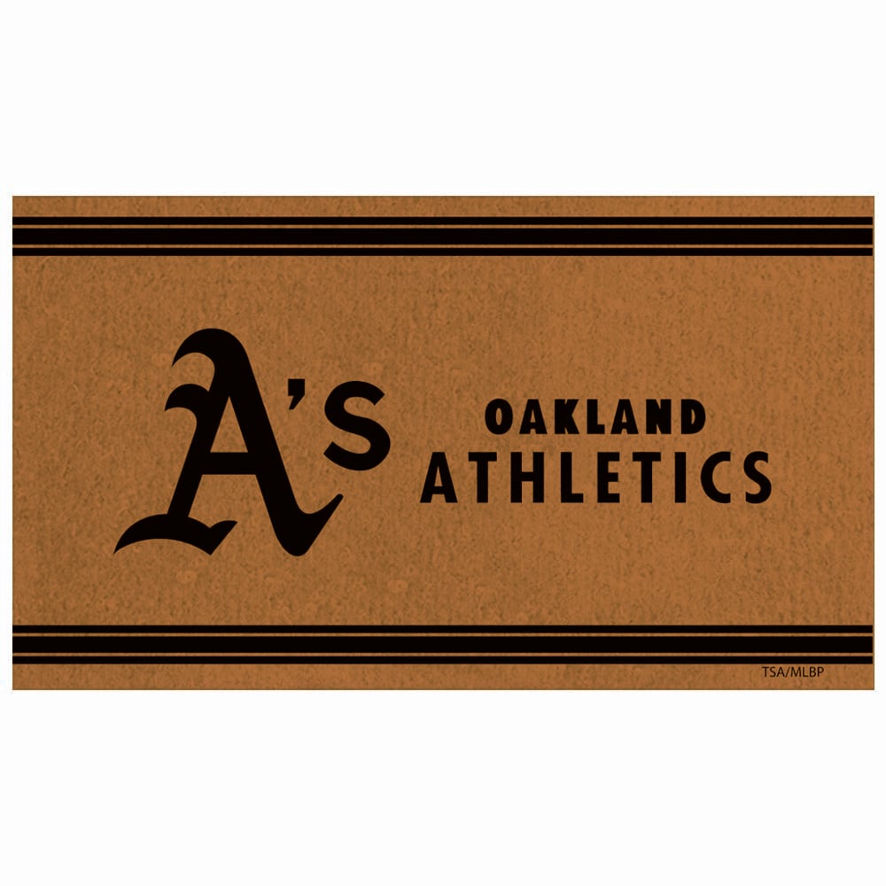 Athletics 16" x 28" Logo Turf Mat