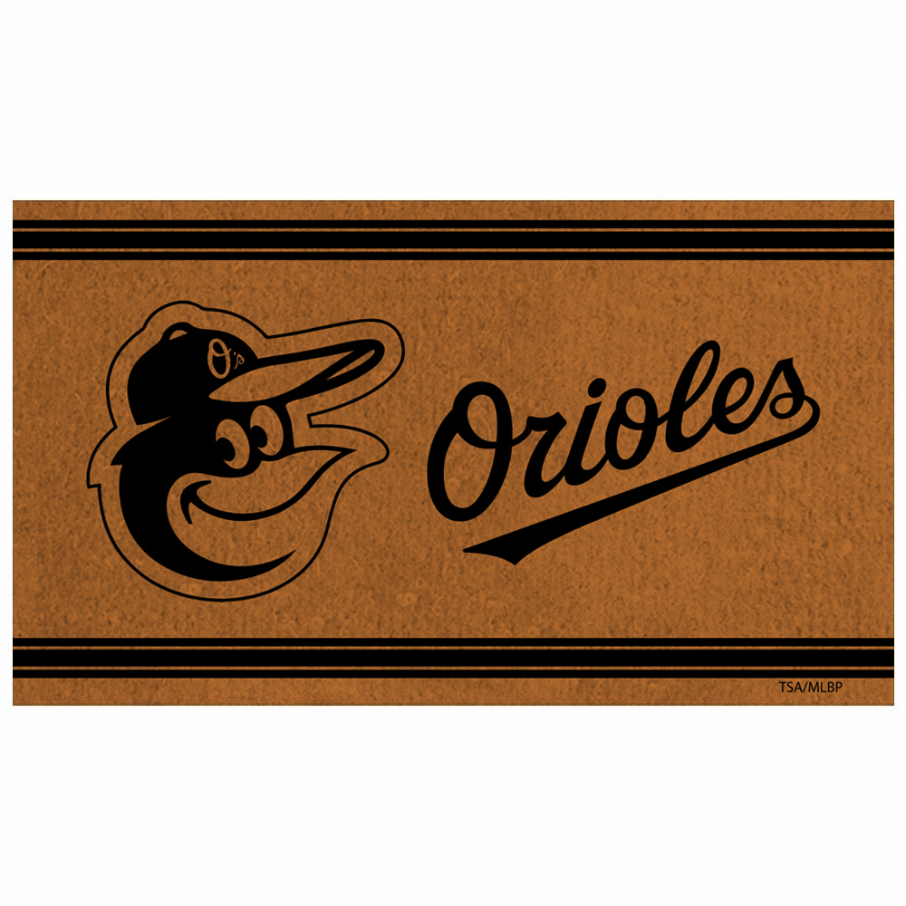 Baltimore Orioles 16" x 28" Logo Turf Mat