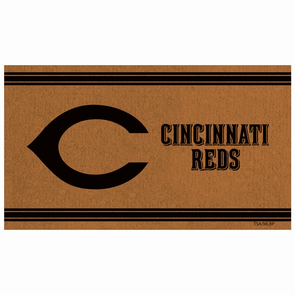 Cincinnati Reds 16" x 28" Logo Turf Mat